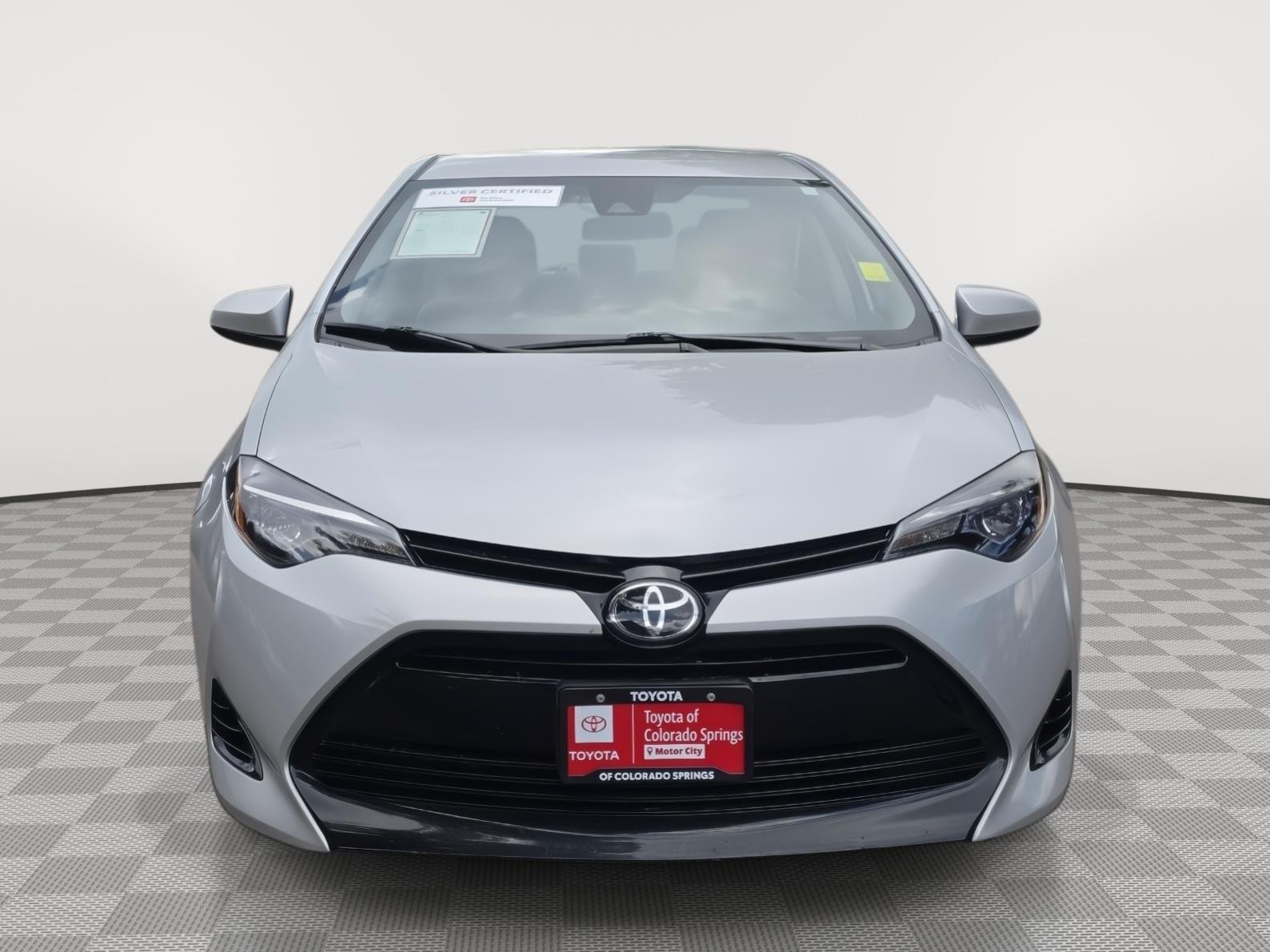 Certified Used 2017 Classic Silver Metallic Toyota LE image 1