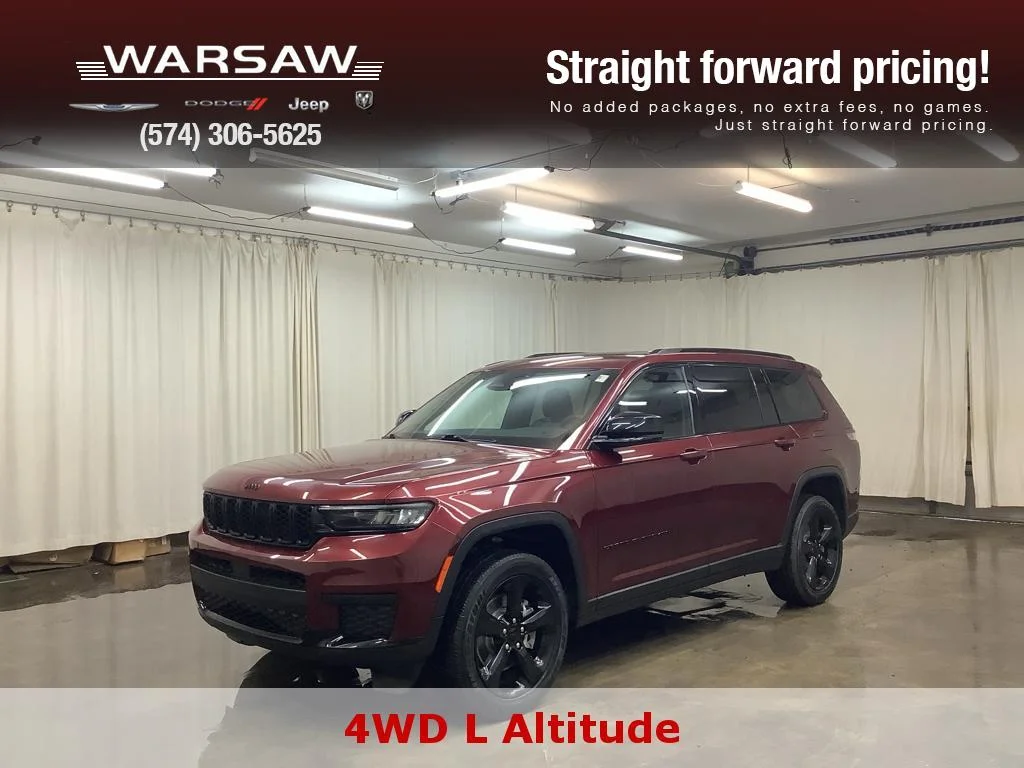Certified Used 2023 Velvet Red Pearlcoat Jeep Altitude image 1