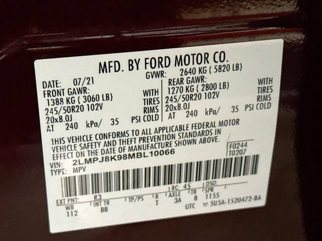 Used 2021 Red Lincoln Reserve image 34