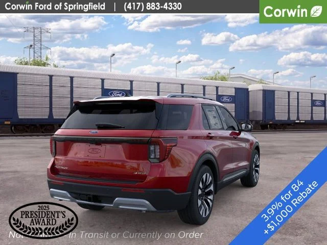 New 2026 Rapid Red Metallic Tinted Clearcoat Ford Platinum™ image 12