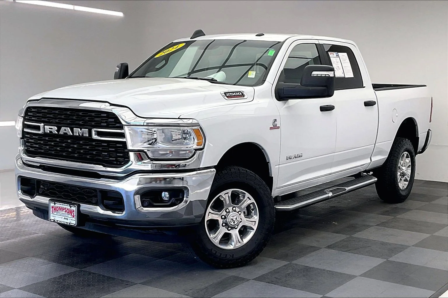 Used 2024 Bright White Clearcoat Ram Big Horn image 12