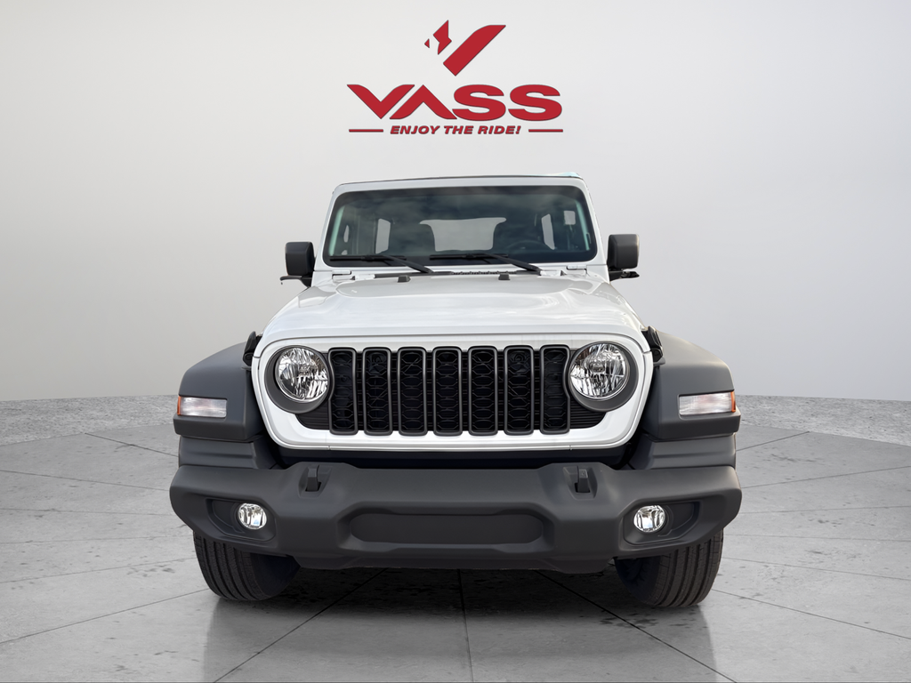 New 2026 Bright White Clear-Coat Exterior Paint Jeep Sport image 2