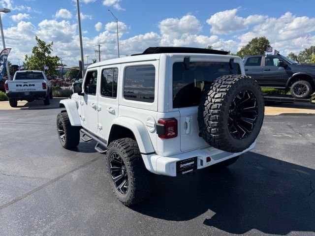 Certified Used 2021 Bright White Clearcoat Jeep Unlimited Sahara High Altitude image 3