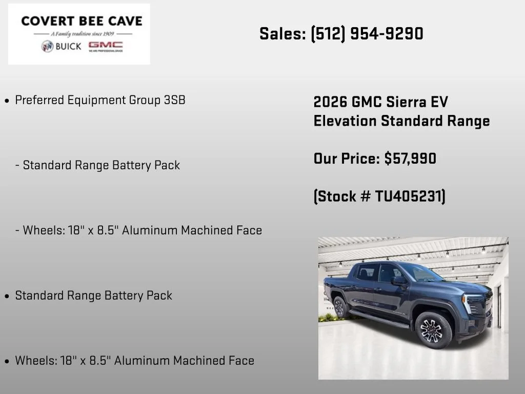 2026 GMC Sierra EV Elevation - Photo 6