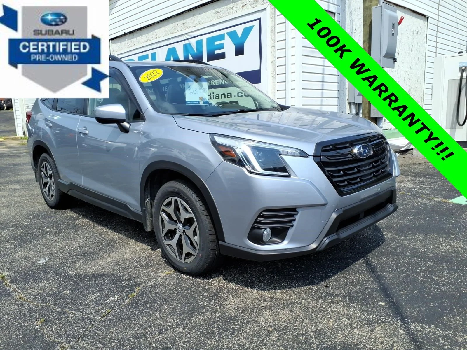 Used 2022 Ice Silver Metallic Subaru Premium image 1