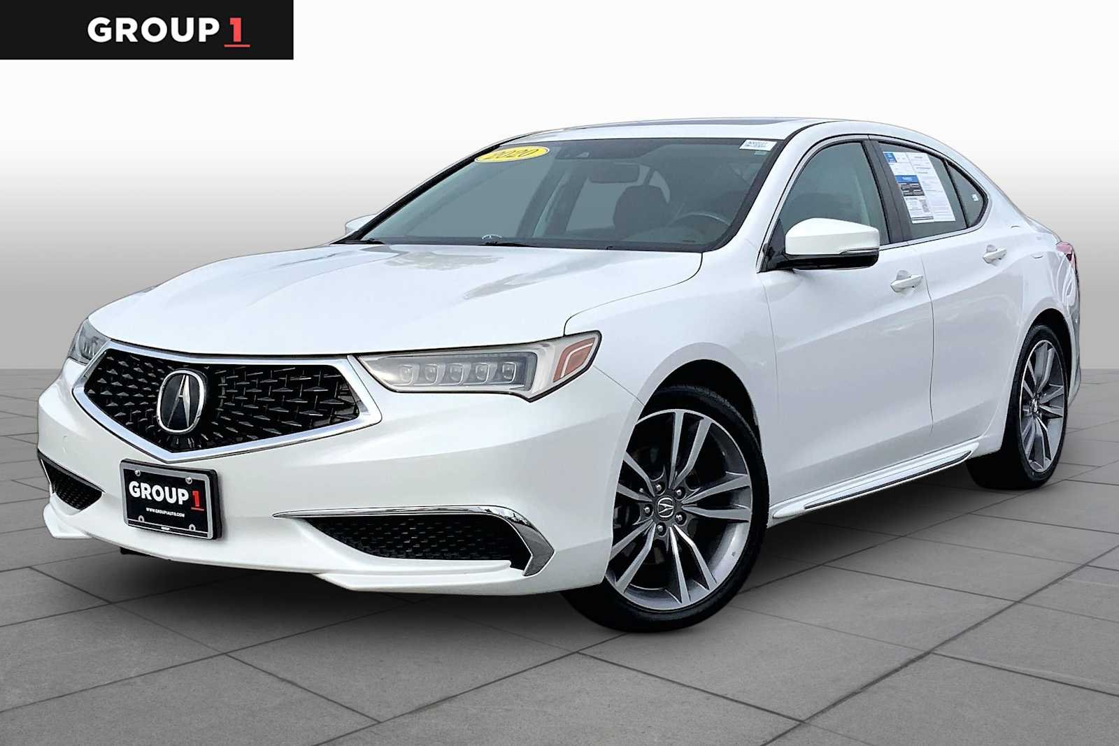 Used 2020 Platinum White Pearl Acura w/Technology Pkg image 1