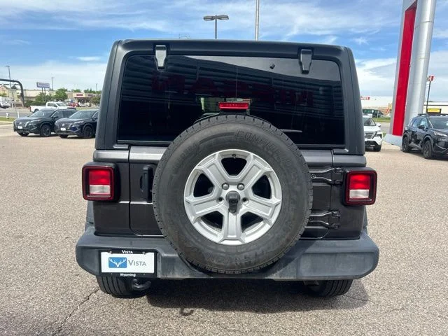 Used 2021 Crystal Metallic Jeep Unlimited Sport S image 4