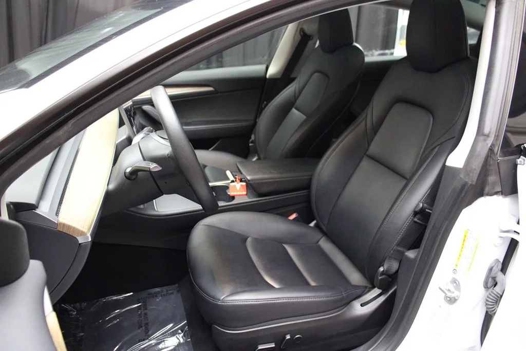 Used 2023 Pearl White Multi-Coat Tesla Base image 23