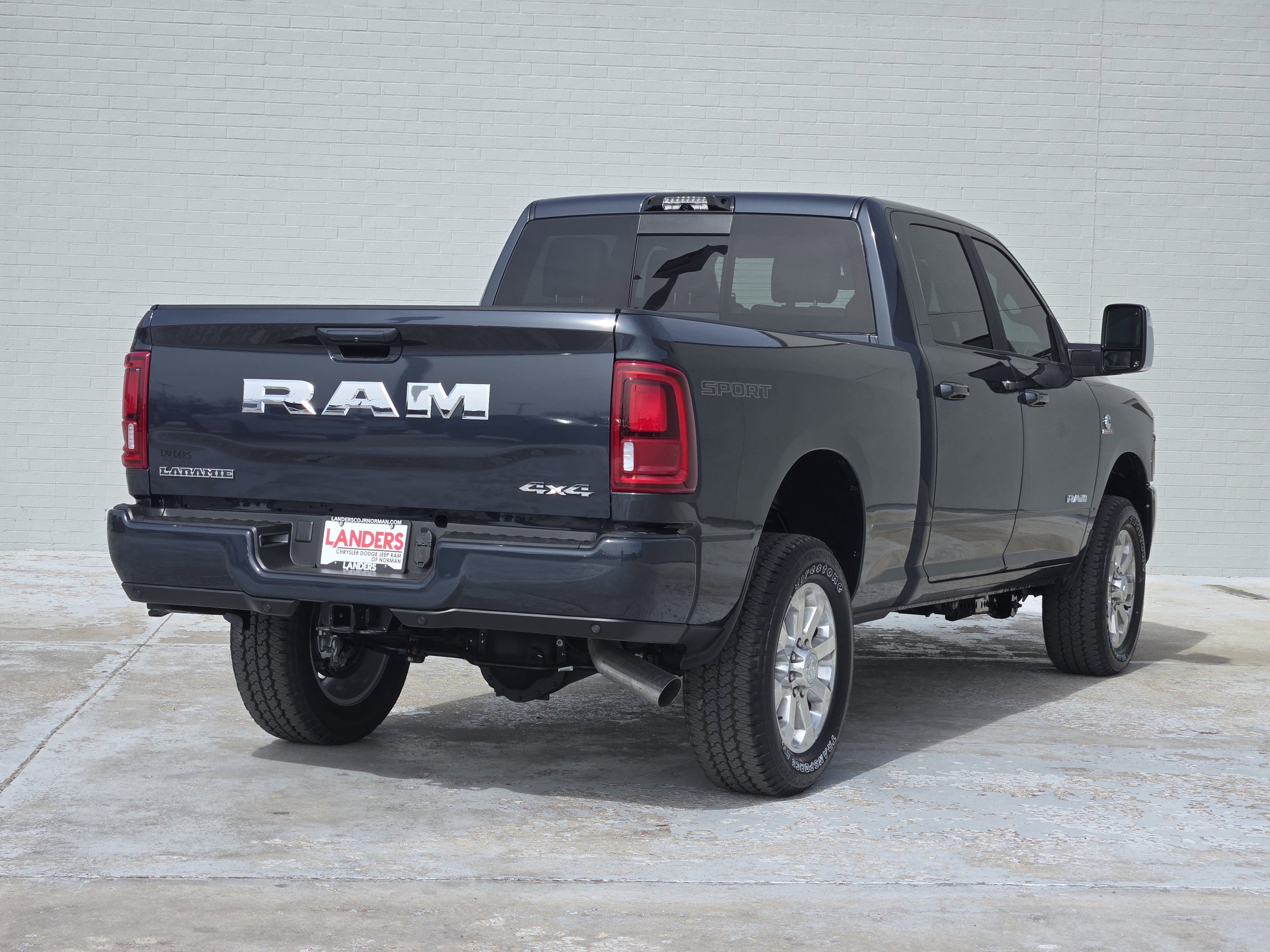 New 2026 Forged Blue Metallic Exterior Paint RAM Laramie image 4