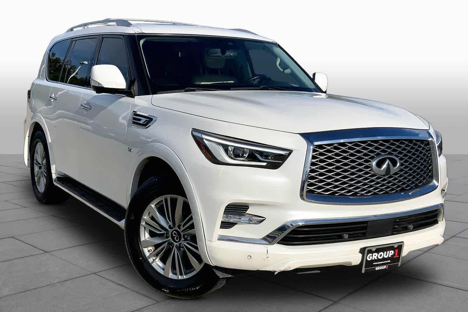 Used 2019 Moonstone White INFINITI LUXE image 3