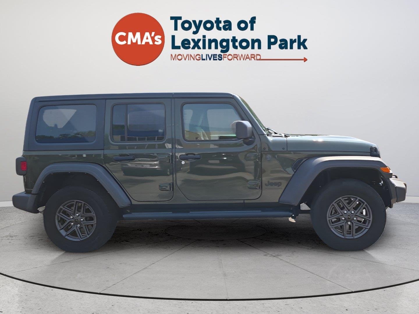 Used 2024 Sarge Green Clearcoat Jeep Sport S image 6