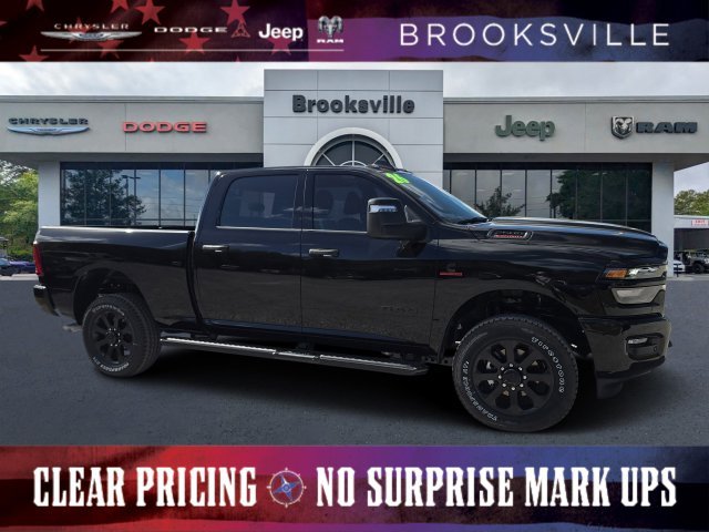 New 2026 Diamond Black Crystal Pearl-Coat Exterior Paint RAM Big Horn image 1