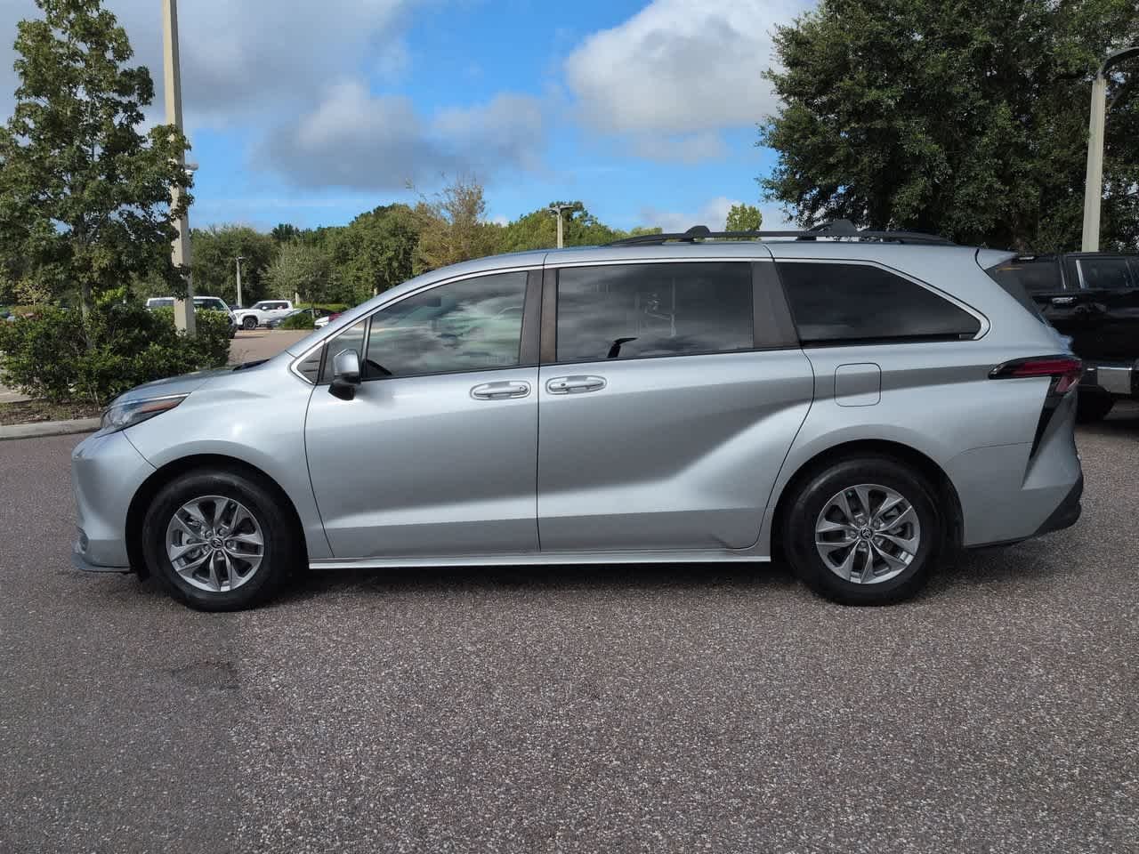 Certified Used 2022 Celestial Silver Metallic Toyota LE image 3