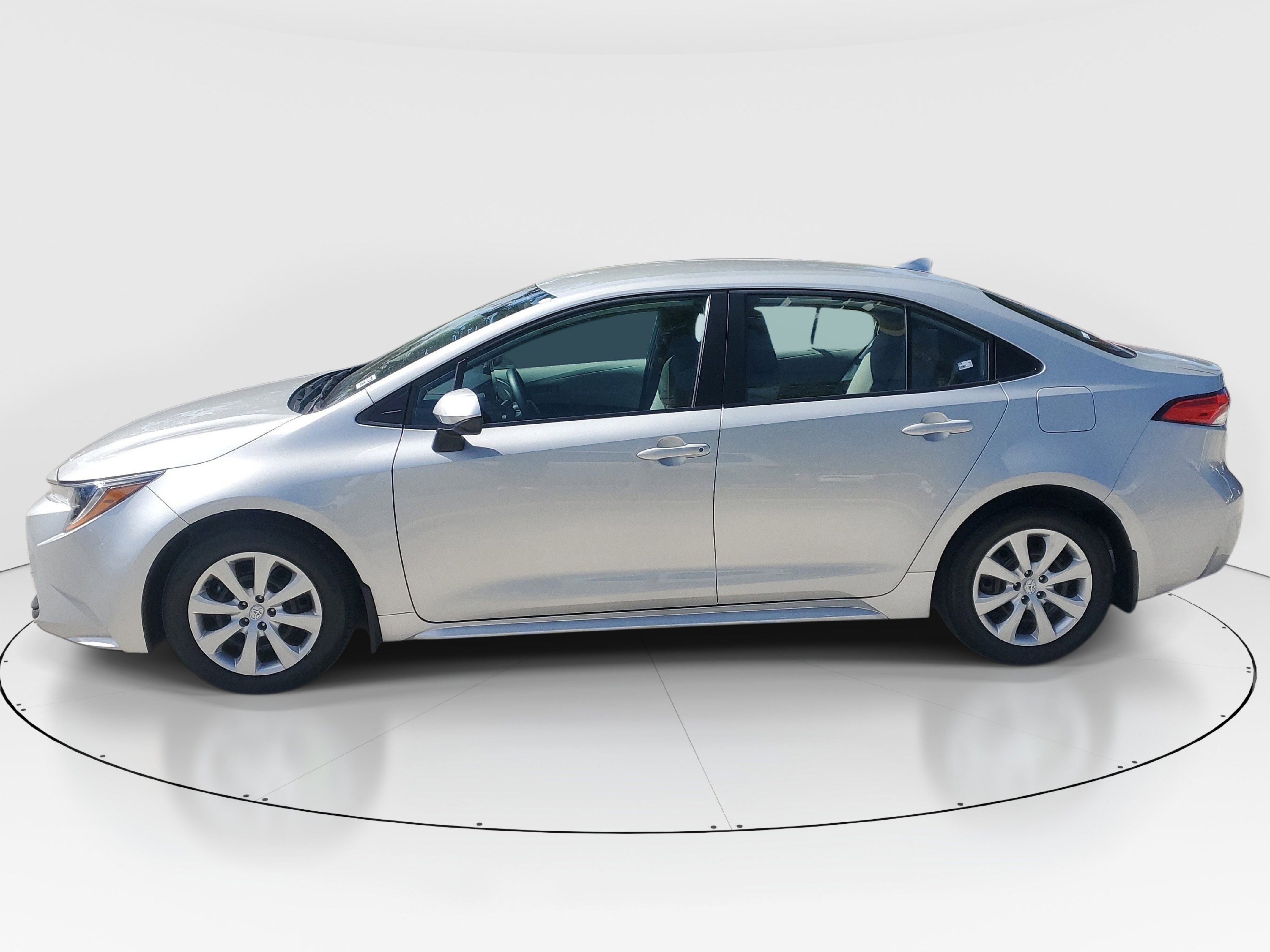 Certified Used 2025 Classic Silver Metallic Toyota LE image 6