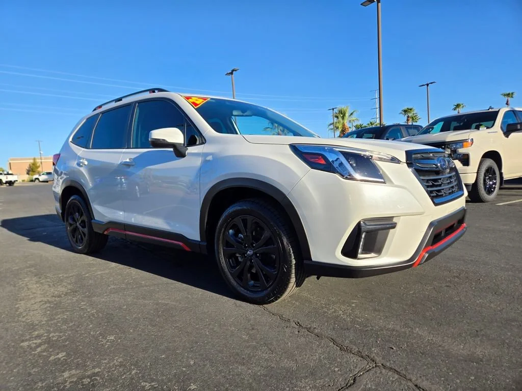 Used 2022 Crystal White Pea Subaru Sport image 1