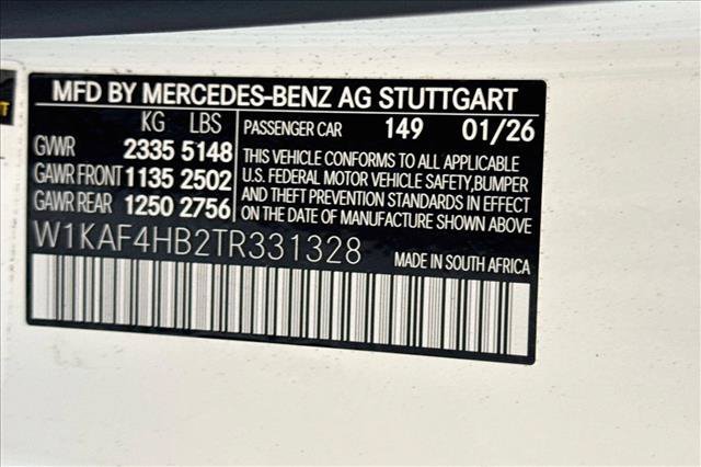 New 2026 Polar White Mercedes-Benz C 300 image 60