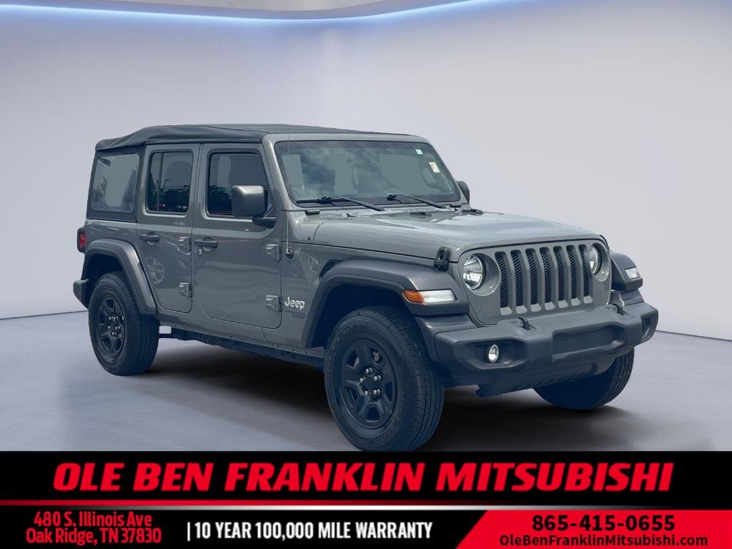 Used 2020 Sting-Gray Clearcoat Jeep Sport image 1