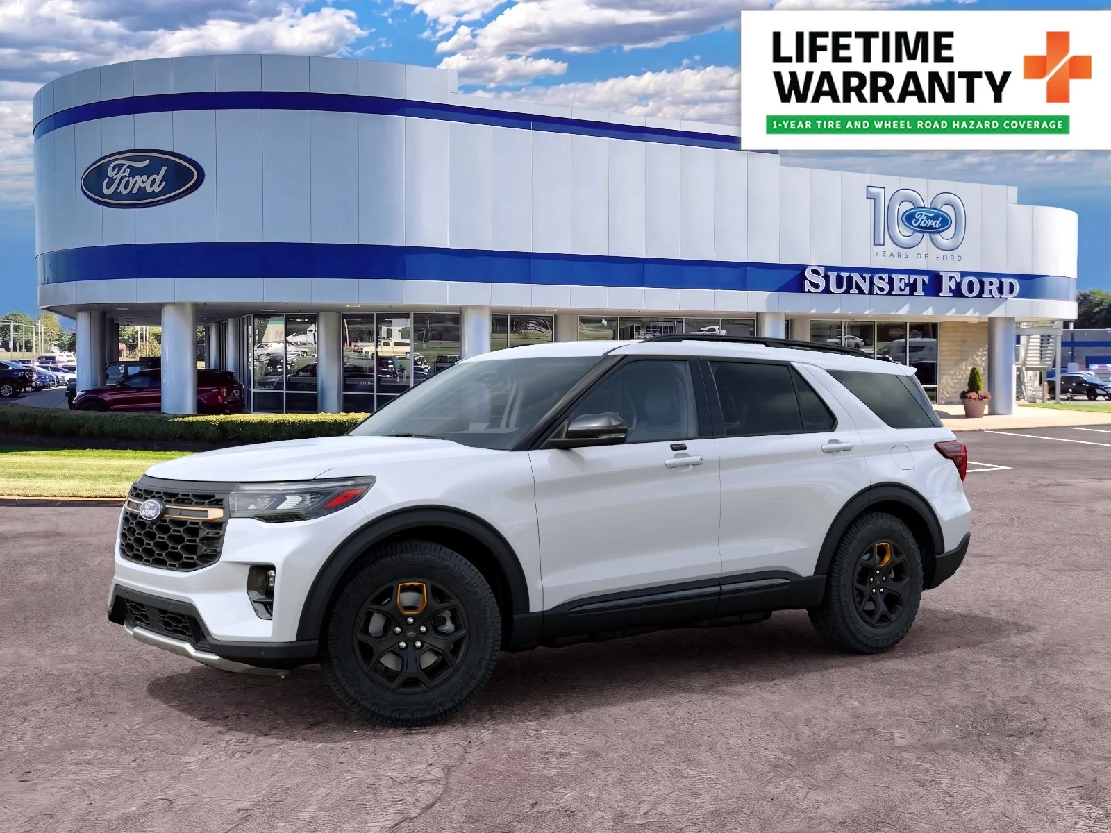 New 2027 Star White Metallic Tri-Coat Ford Tremor image 1