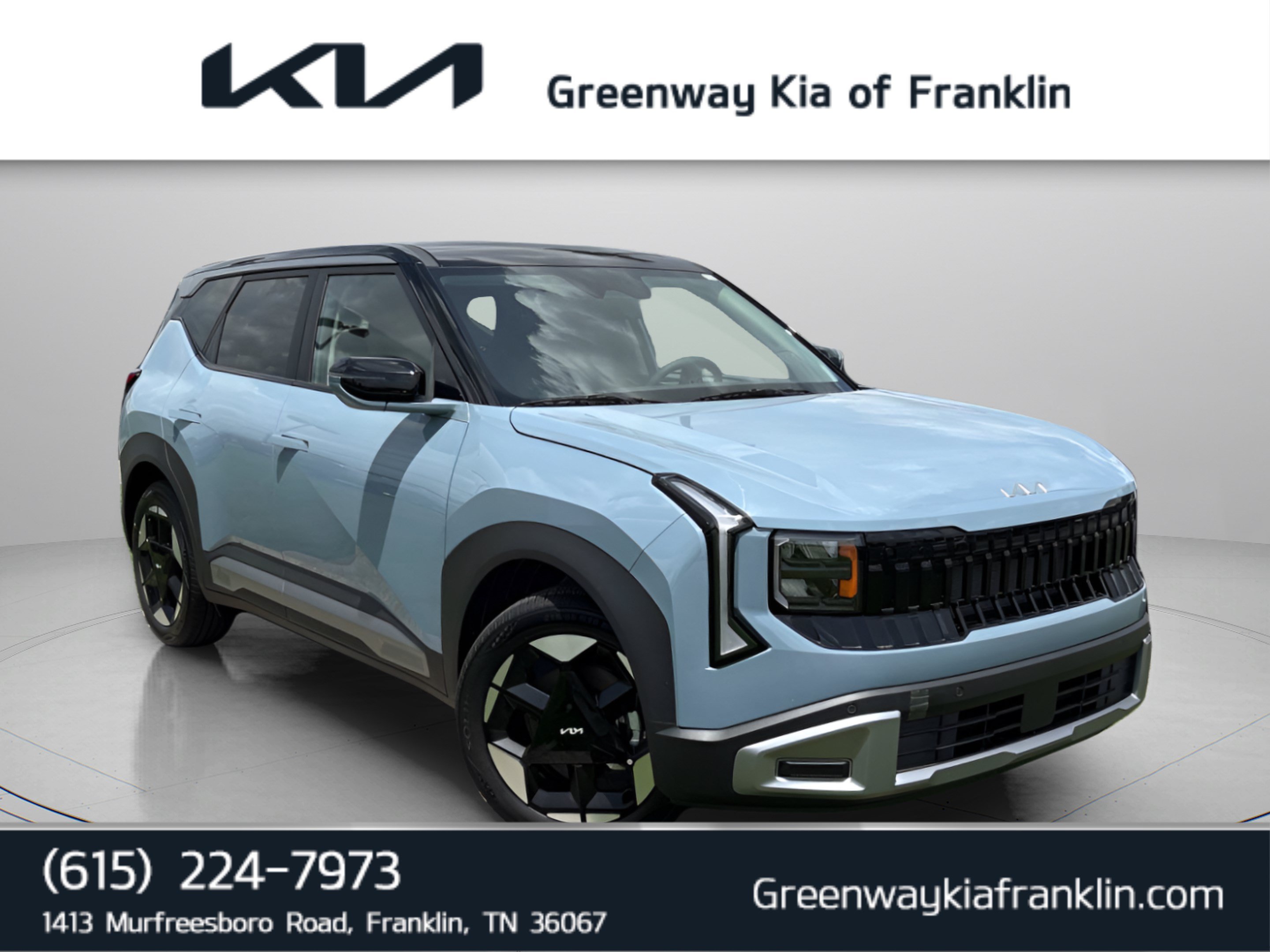 New 2027 Frost Blue / Black Roof Kia S image 1