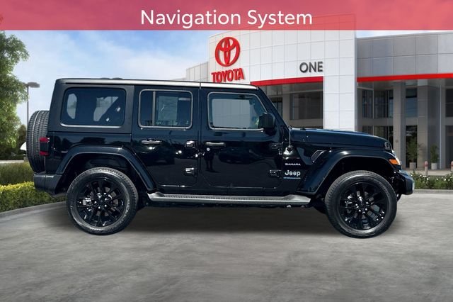 Used 2023 Black Jeep Sahara 4xe image 3