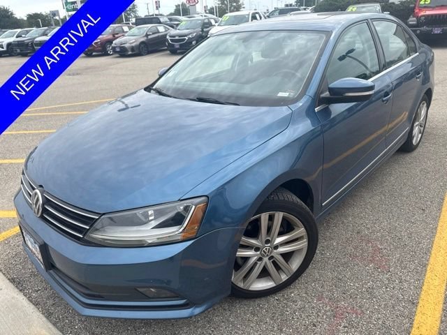 Blue 2017 Volkswagen Jetta Sedan Front-Wheel Drive