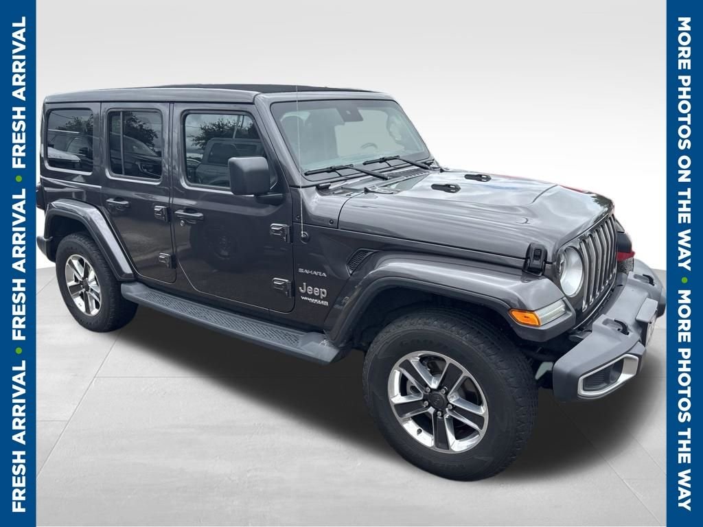 Used 2019 Gray Jeep Unlimited Sahara image 1