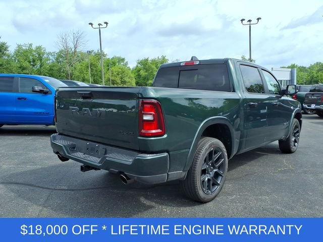 New 2026 Serrano-Green Metallic Exterior Paint RAM Laramie image 7