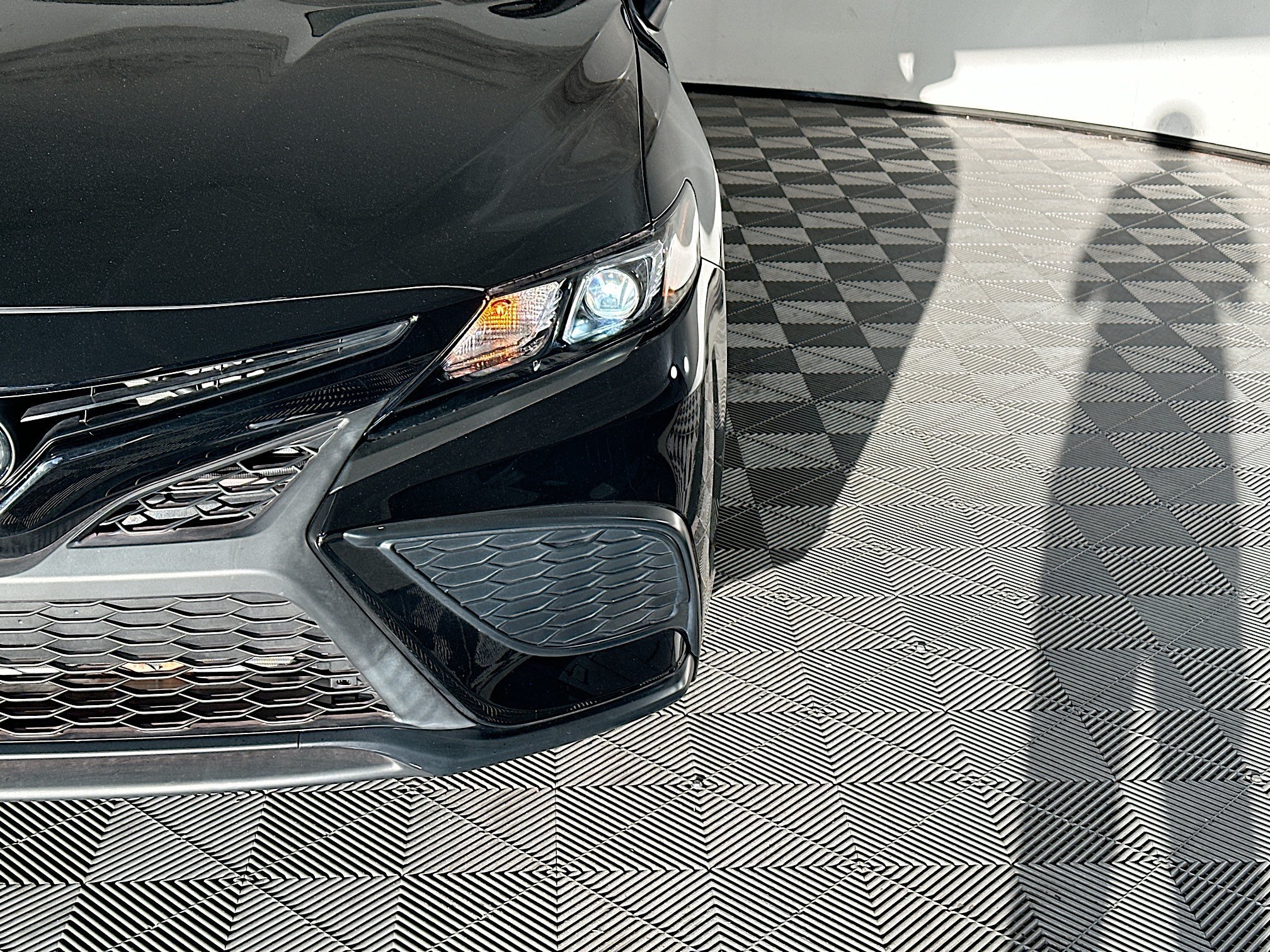 Certified Used 2023 Midnight Black Metallic Toyota SE image 9