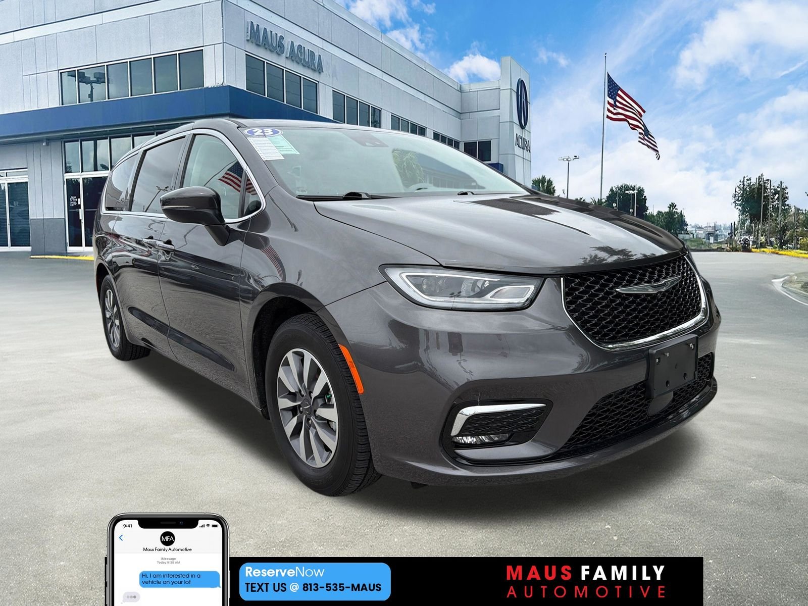 Used 2023 Crystal Metallic Chrysler Touring L image 1