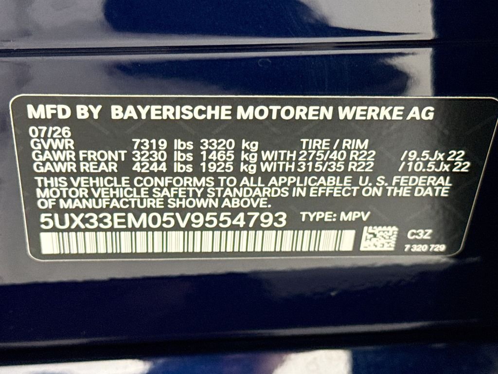 New 2027 Blue BMW M60i image 34