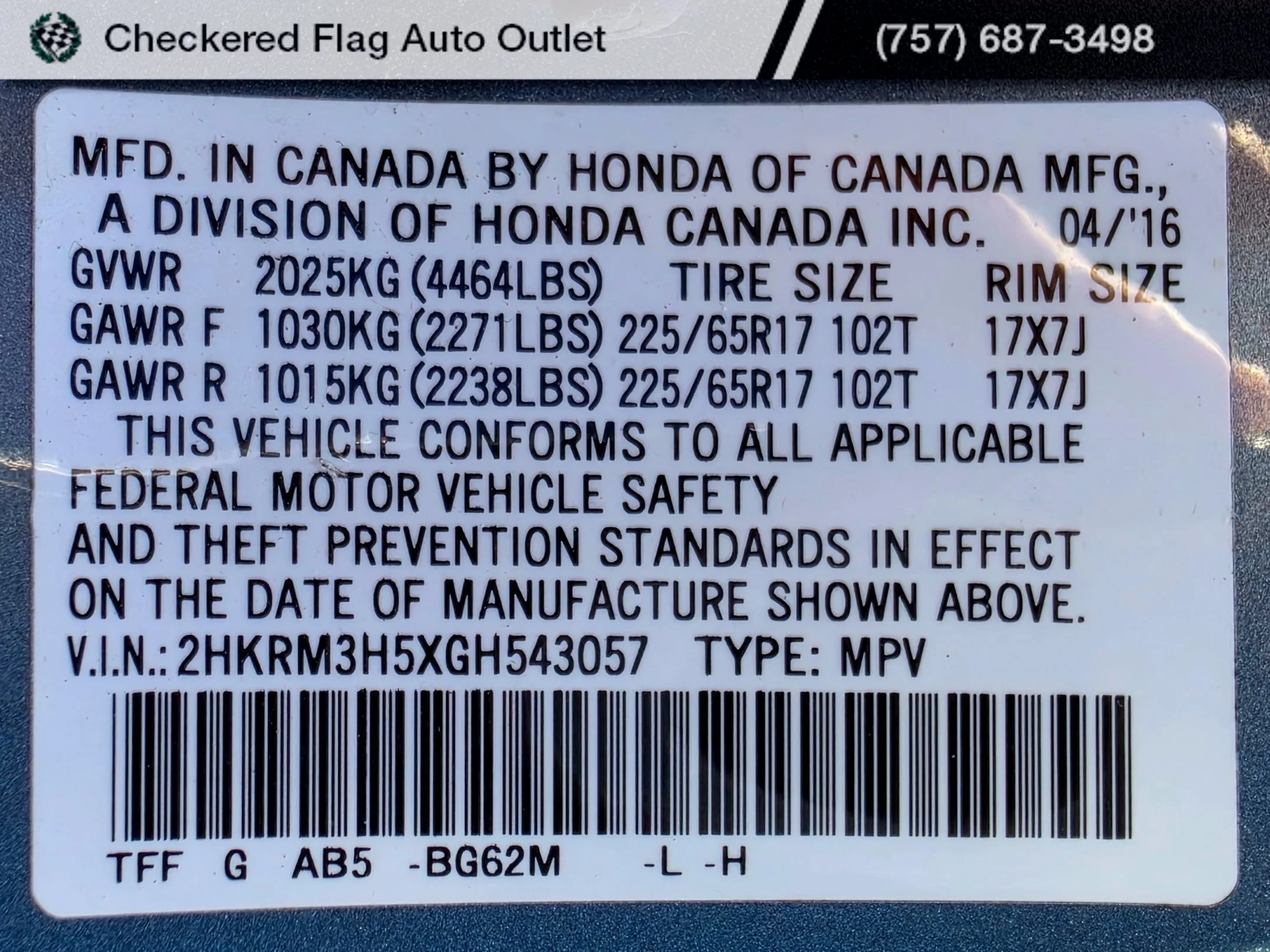 Used 2016 Mountain Air Honda EX image 21