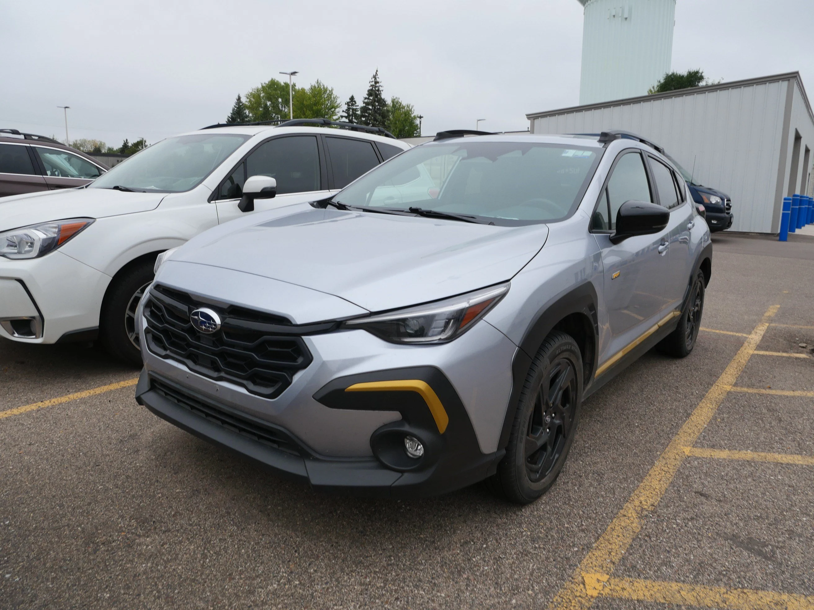 Used 2024 Ice Silver Metallic Subaru Sport image 2