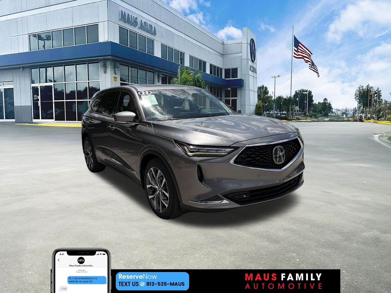 Used 2023 Liquid Carbon Metallic Acura Technology image 1