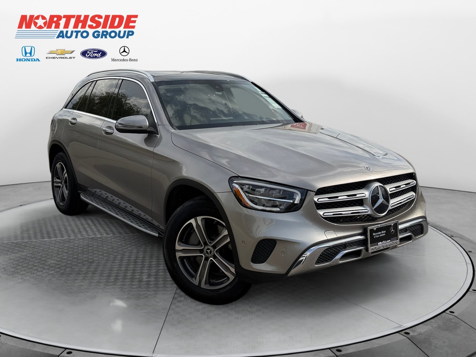 Certified Used 2021 Mojave Silver Metallic Mercedes-Benz GLC 300 image 1