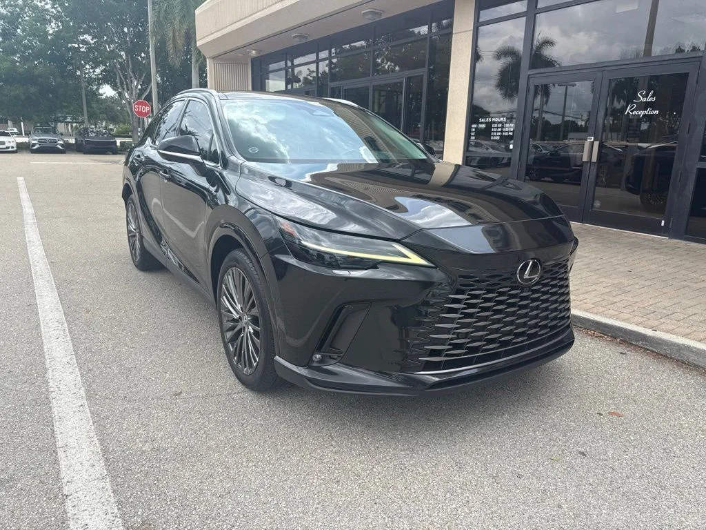 Certified Used 2023 Black Lexus 350 Luxury image 1
