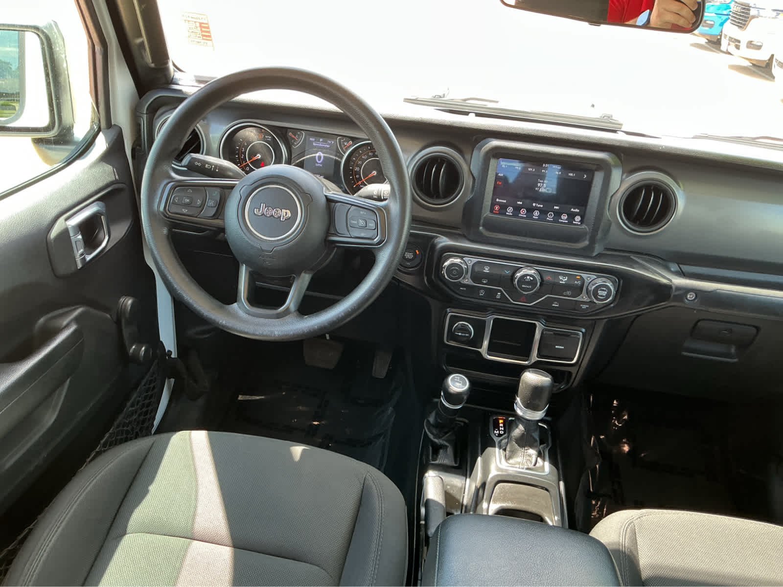 Used 2023 Bright White Clearcoat Jeep Sport image 23