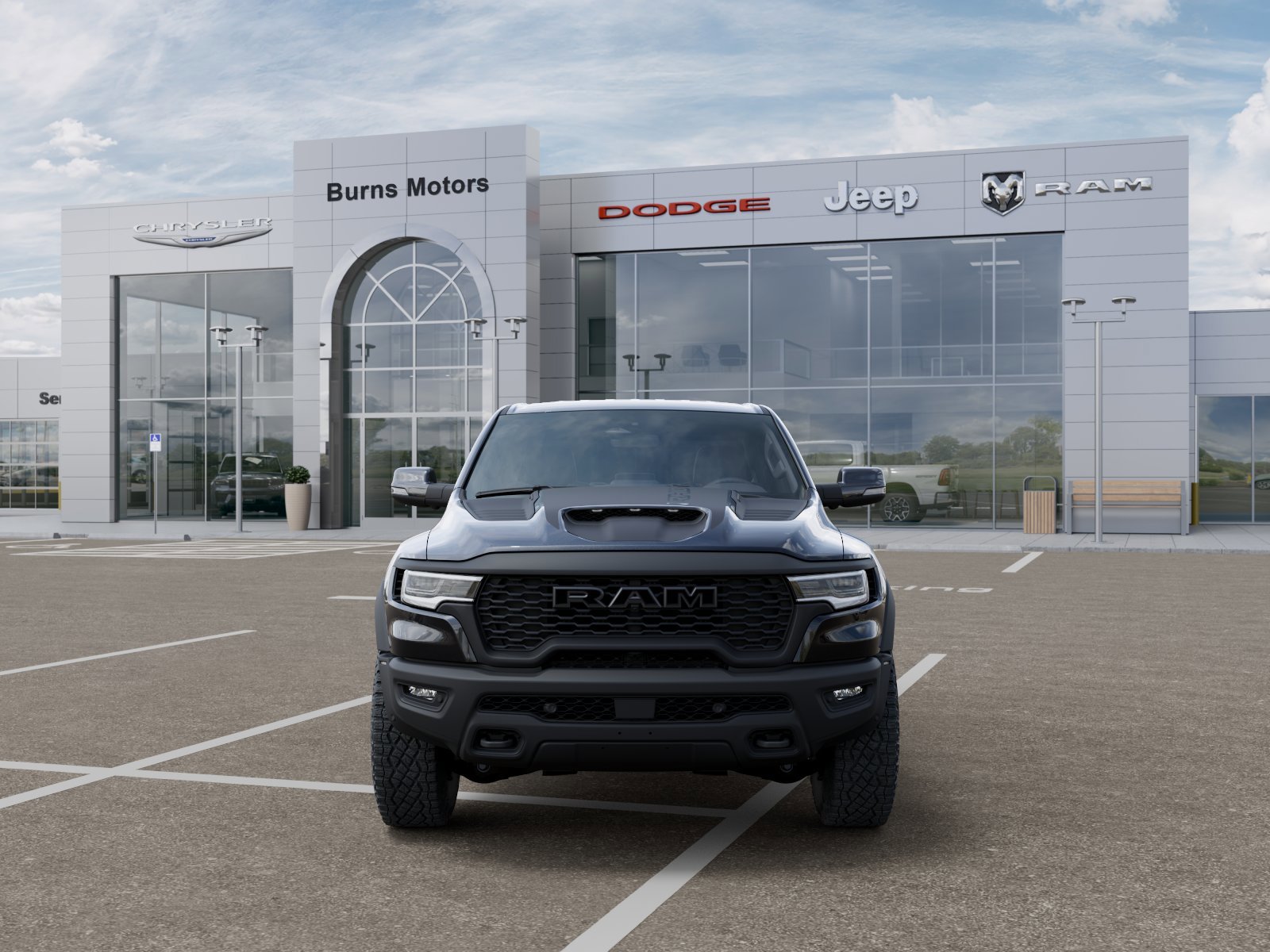 New 2026 Diamond Black Crystal Pearl-Coat Exterior Paint RAM RHO image 6