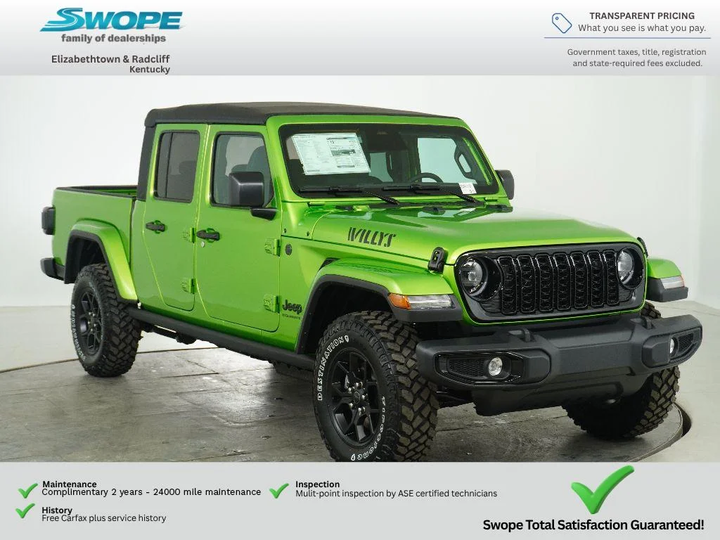 New 2026 Mojito Exterior Paint Jeep Willys image 1