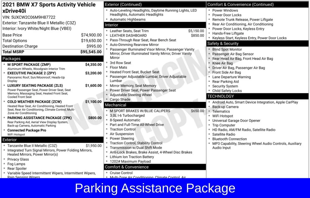 Used 2021 Blue BMW xDrive40i image 6