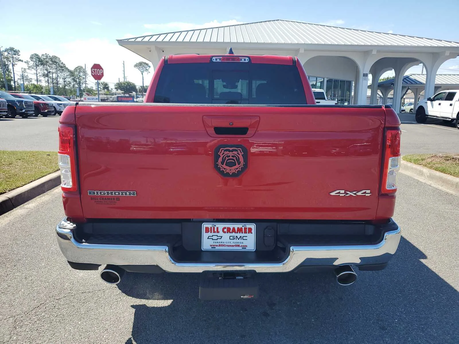 Used 2021 Flame Red Clearcoat Red Ram Big Horn image 4