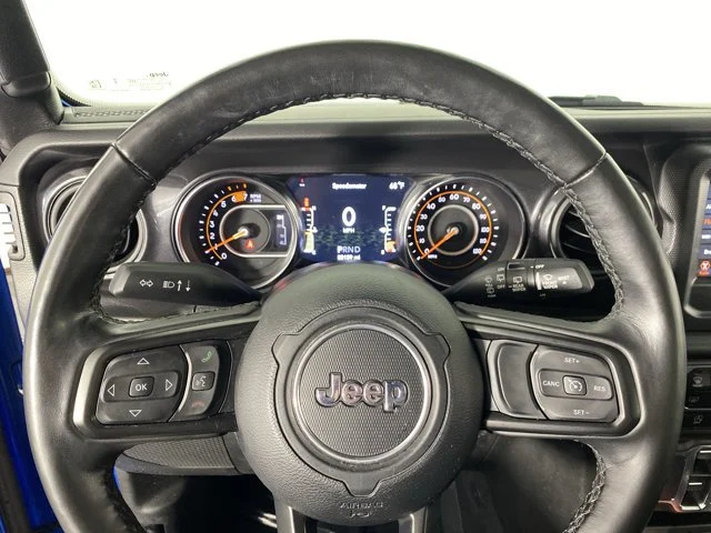 Used 2022 Blue Jeep Unlimited Sport Altitude image 21