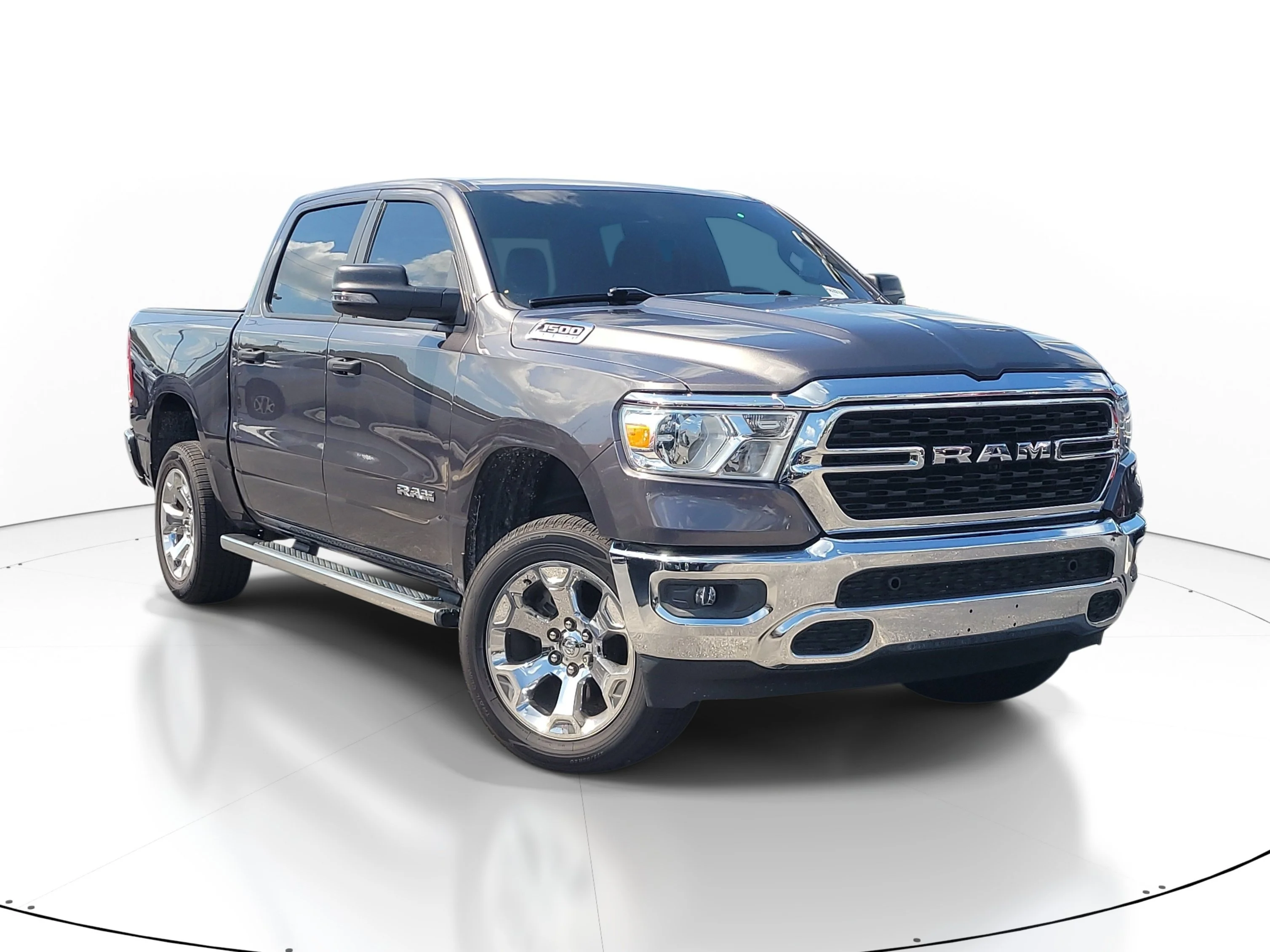 Used 2023 Granite Crystal Metallic Clearcoat Ram Big Horn image 1