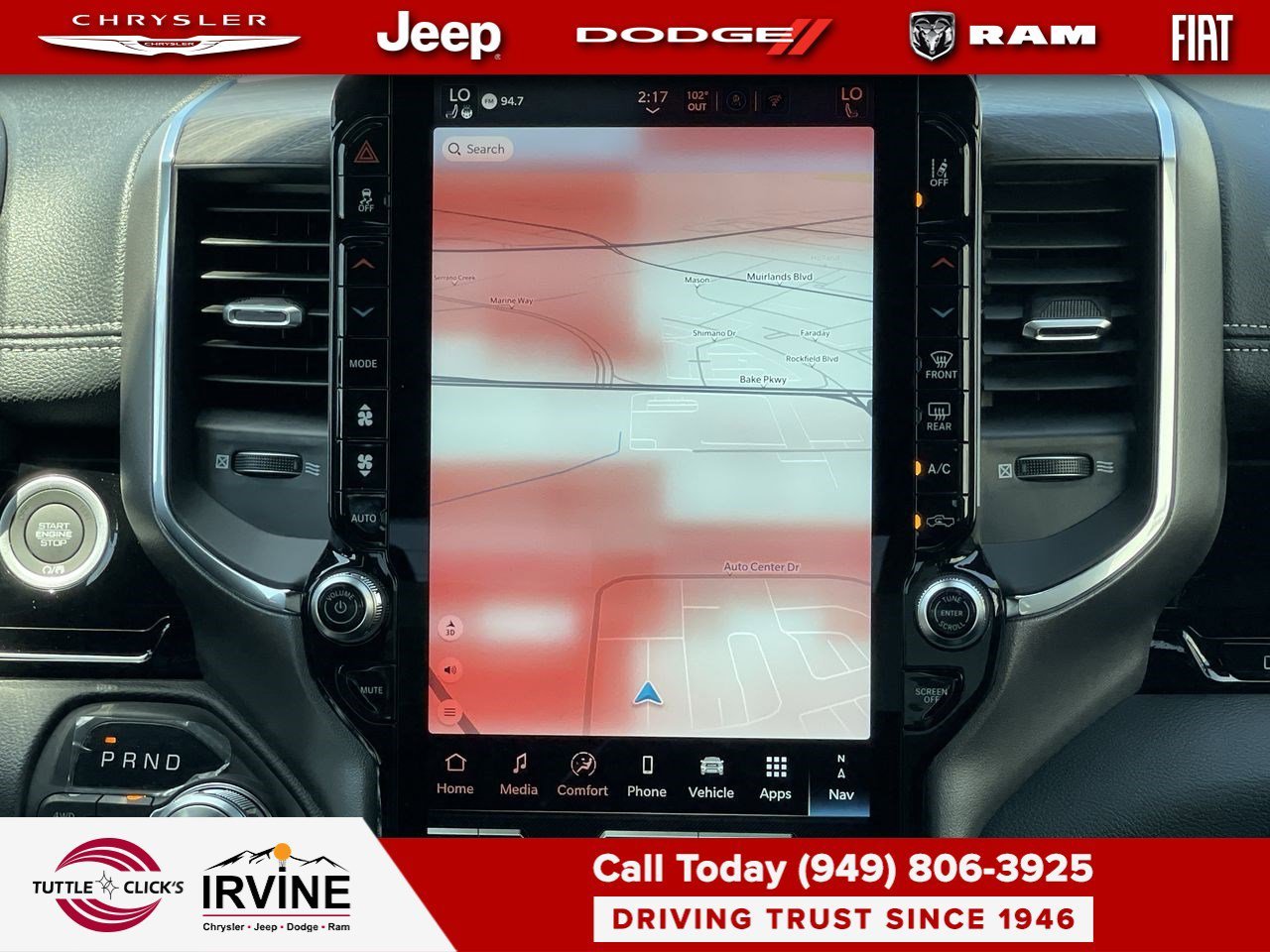 New 2026 Forged Blue Metallic Exterior Paint RAM Laramie image 14