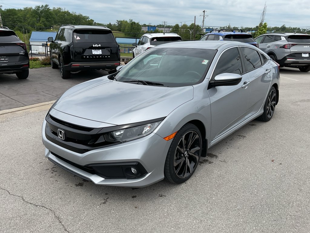 Used 2021 Lunar Silver Metallic Honda Sport image 4