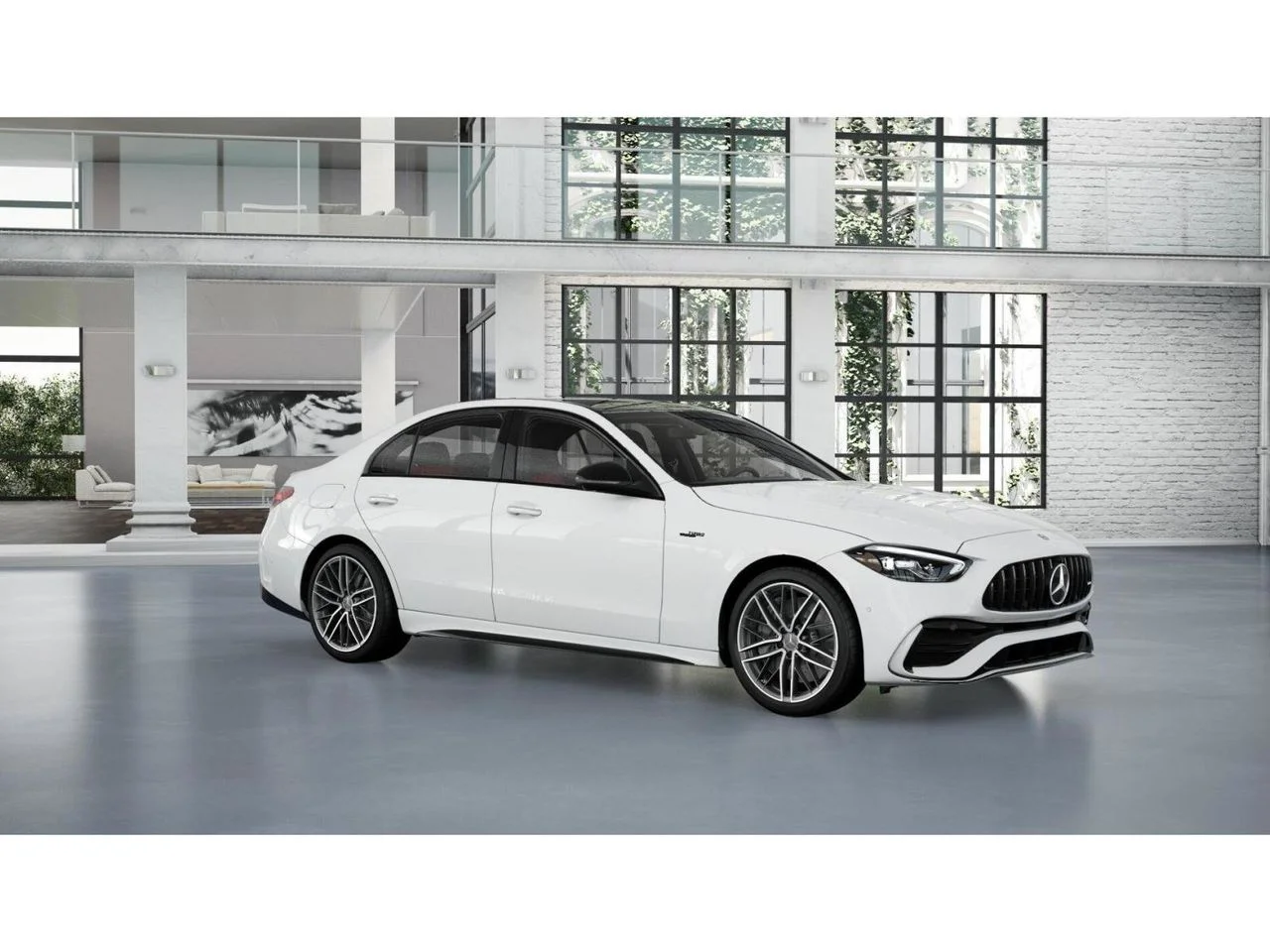 New 2026 Polar White Mercedes-Benz AMG® C 43 4MATIC® Sedan image 12