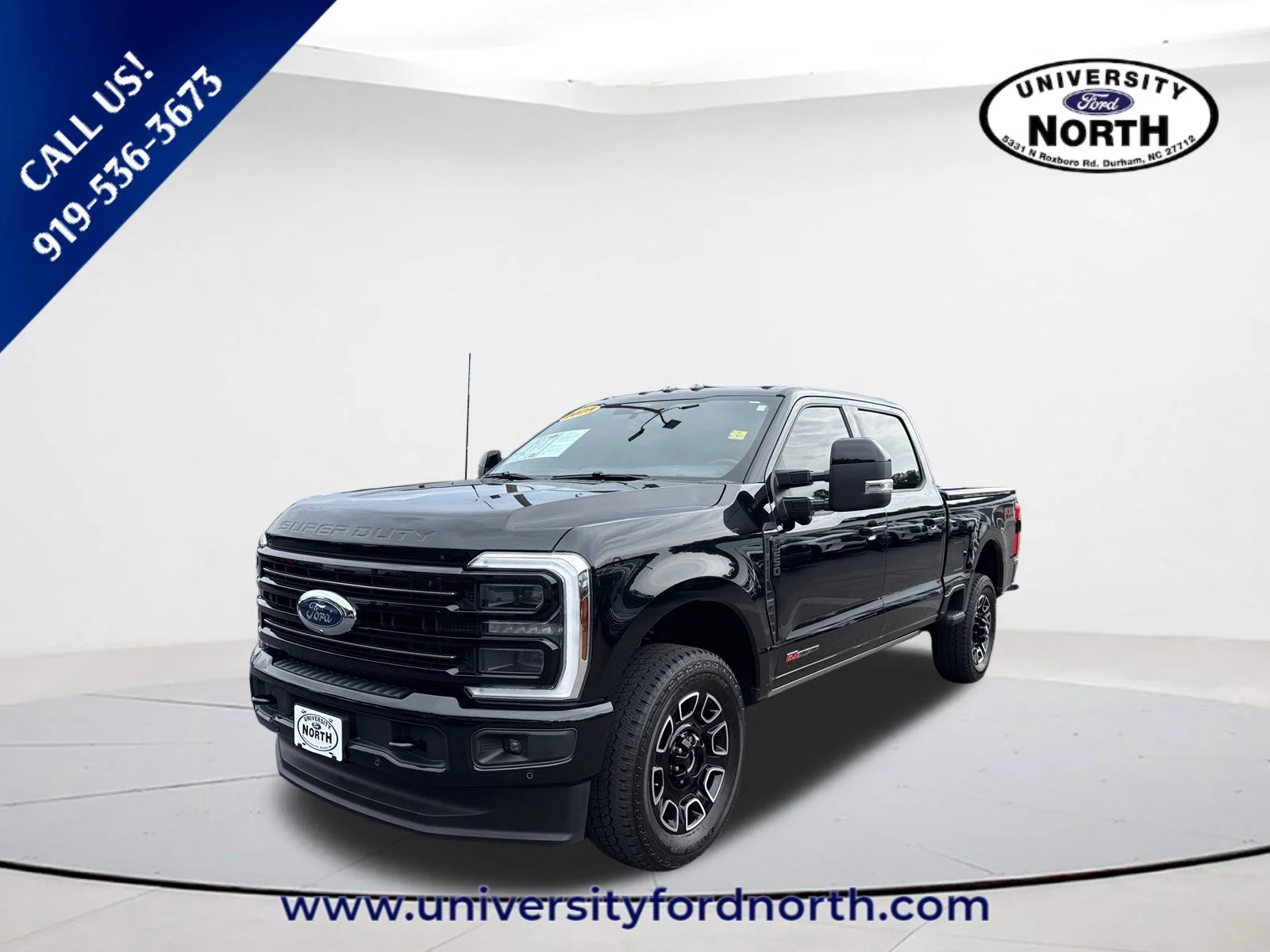 Used 2025 Agate Black Metallic Ford Platinum image 3