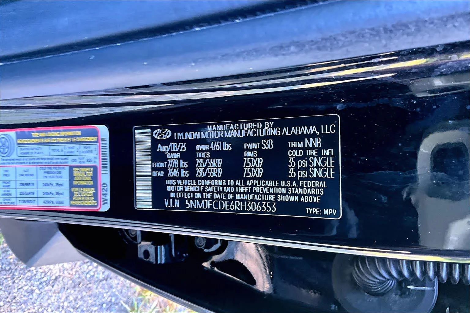 Used 2024 Black Pearl Hyundai SEL image 34