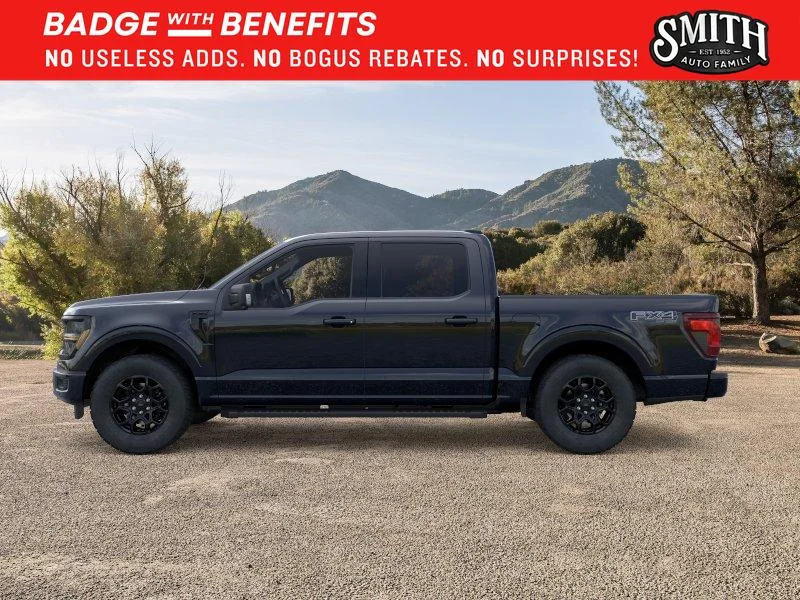 New 2025 Agate Black Metallic Ford XLT image 4
