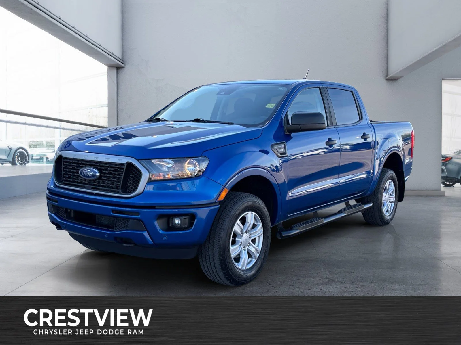Used 2019 Lightning Blue Metallic Ford XLT image 1