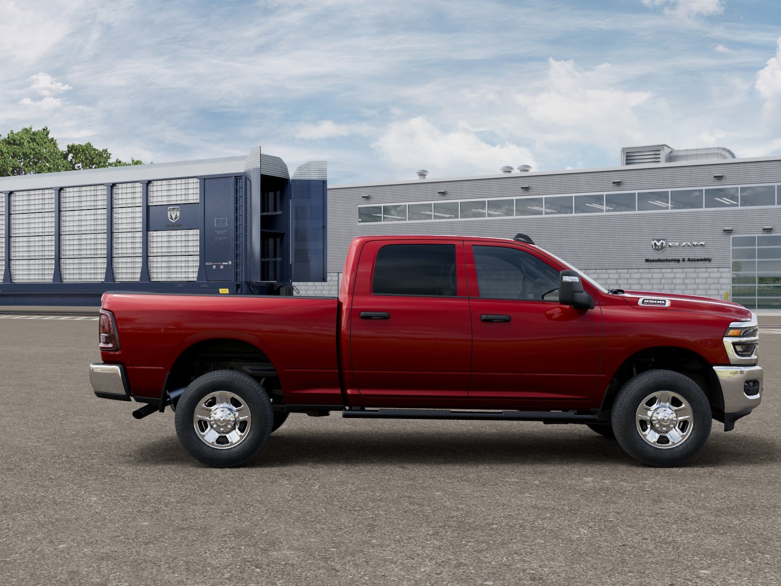 New 2026 Molten Red Pearl-Coat Exterior Paint RAM TRADESMAN image 12